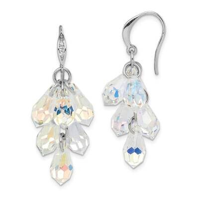 Aurora Crystal Dangle Earrings Sterling Silver Rhodium-plated QE14431, MPN: QE14431, 883957910994