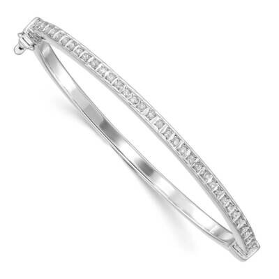 Diamond Mystique Platinum-plated Diamond Baby Bangle Sterling Silver QB1286, MPN: QB1286, 883957926…
