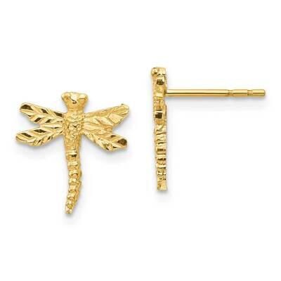 Dragonfly Post Earrings 14k Gold TF1567, MPN: TF1567, 883957781600