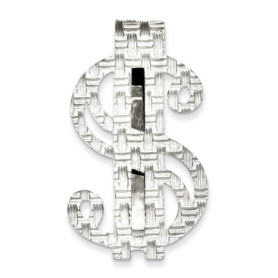 Dollar Sign Money Clip Sterling Silver QQ275, MPN: QQ275, 883957545837