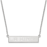 Los Angeles Kings Small Bar Necklace Sterling Silver Rhodium-plated SS023KIN-18, MPN: SS023KIN-18, …