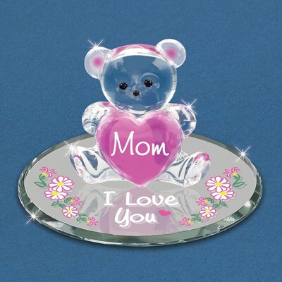 Glass Baron Bear Mom I Love You Figurine GM15156, MPN: GM15156, 708873033025