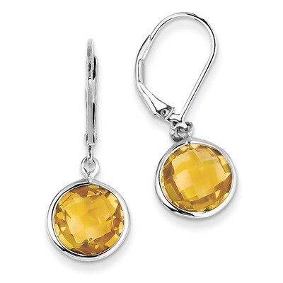 Citrine Earrings Sterling Silver QE9818CI, MPN: QE9818CI, 883957460833