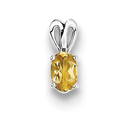Citrine November Pendant Sterling Silver QBPD20NOV, MPN: QBPD20NOV, 883957396750