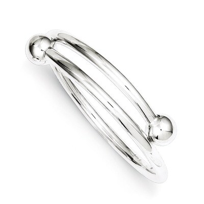 Baby Bangle Bracelet Sterling Silver QB430, MPN: QB430, 883957903781