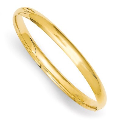 3 16 Polished Hinged Baby Bangle Bracelet 14k Gold BP3/16, MPN: BP3/16, 883957000275