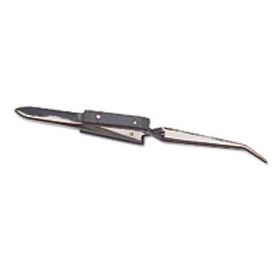 Curved Cross-Locking Fiber-Grip Soldering Tweezers JT4379, MPN: JT4379, 654207216421