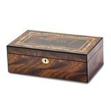 Tiger Wood Veneer High Gloss Finish Multi Use Locking Collector Box by Jere, MPN: JJG353, 191101036…