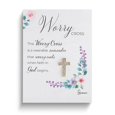 Gold-tone Worry Cross Pin GM25593, MPN: GM25593, 89945735222