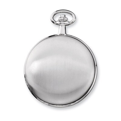 Charles Hubert White Dial Pocket Watch Chrome Finish XWA4354, MPN: XWA4354, 848870005790