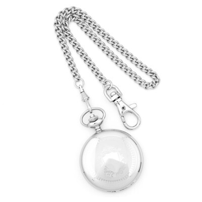 Charles Hubert Stainless Steel Black Dial Pocket Watch XWA1904, MPN: XWA1904, 811233010731