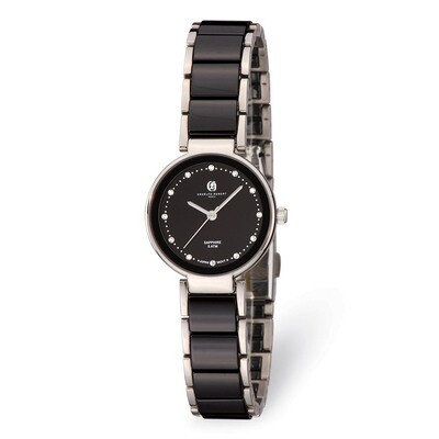 Charles Hubert Titanium Black Dial Ladies Watch XWA5507, MPN: XWA5507, 848870007428