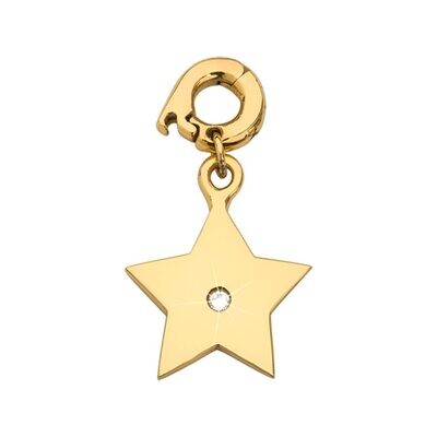 Nikki Lissoni A Star Is Born Charm Gold-plated 15mm D1246GS, MPN: D1246GS, 8719075304402