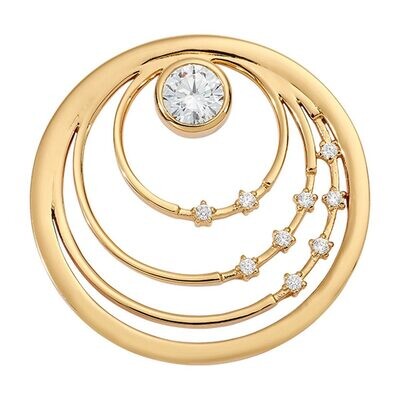 Nikki Lissoni Star Flow Coin Gold-plated 33mm C1662GM, MPN: C1662GM, 8719075307427