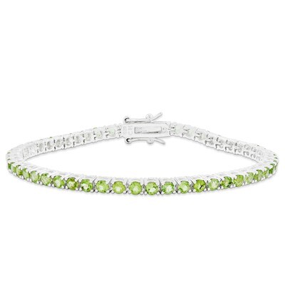 Peridot Bracelet Sterling Silver QX188PE, MPN: QX188PE, 815479015468