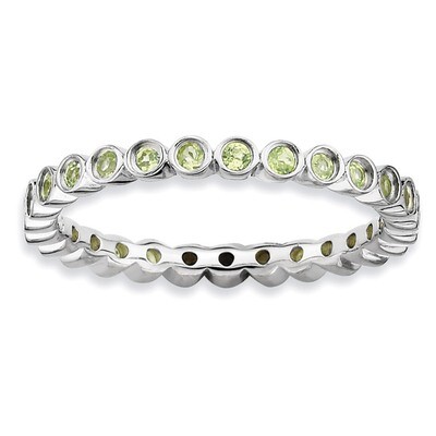 Peridot Ring - Sterling Silver QSK369, MPN: QSK369, 883957125633