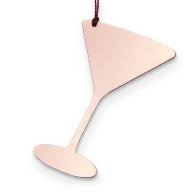 Rose-tone Metal Martini Ornament GM21790, MPN: GM21790, 47105191325