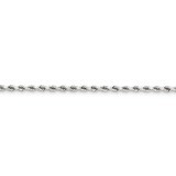 3.1mm Diamond-cut Rope Chain 30 Inch 14k White Gold 023W-30, MPN: 023W-30, 886774395227