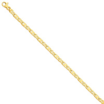Fancy Link Chain 8.25 Inch 14k Gold LK669-8.25, MPN: LK669-8.25, 886774404257