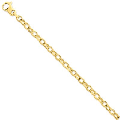 6.25mm Fancy Link Chain 20 Inch 14k Gold LK709-20, MPN: LK709-20, 191101654268
