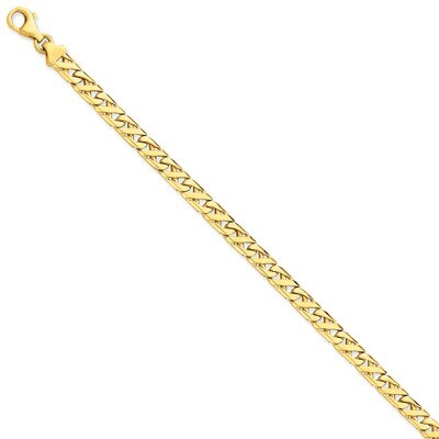 6mm Fancy Link Chain 24 Inch 14k Gold LK416-24, MPN: LK416-24, 191101651724