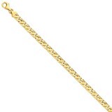 6mm Fancy Link Chain 18 Inch 14k Gold LK416-18, MPN: LK416-18, 191101651694