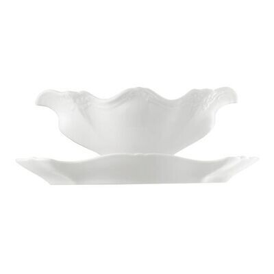 Rosenthal Baronesse White Sauce Boat 13 ounce, MPN: 02033-800001-11620, 790955178168