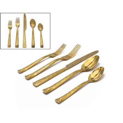 Ricci Parisian Garden 45 Piece Place Setting Gold Pvd 8881, MPN: 8881,