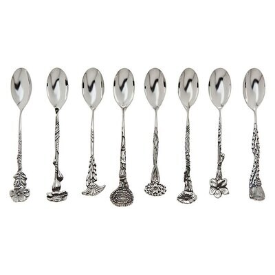 Ricci Epns Set of 8 Coffee Spoons Silverplated 9003, MPN: 9003,