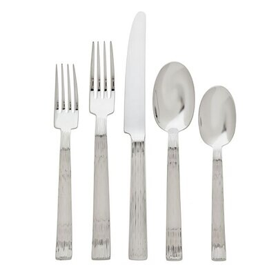 Ricci Pioggia 20 Piece Flatware Set 18/10 Stainless Steel 8820, MPN: 8820,