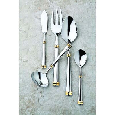 Ricci Bramasole Gold 5 Piece Place Setting Hostess 18/10 Stainless Steel 8801, MPN: 8801,