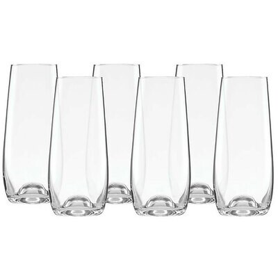Lenox Tuscany Classics Wine Glasses Stemless Flute Set of 6 884907, MPN: 884907,