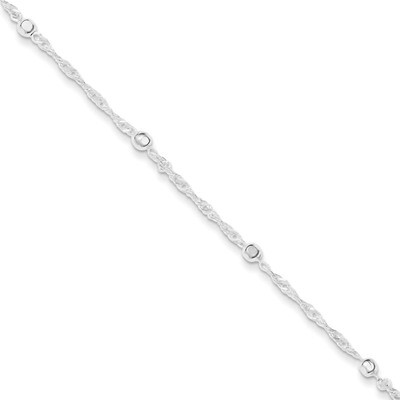 10 Inch Extension Anklet Sterling Silver QG3177-10, MPN: QG3177-10, 886774988801