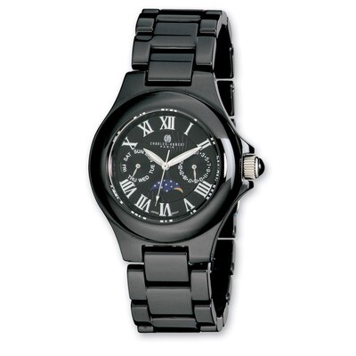 Charles Hubert Black Ceramic Multifunction Watch Men&#39;s XWA3251, MPN: XWA3251, 811233018195