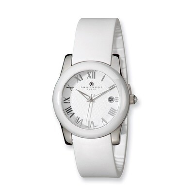 Charles Hubert Stainless Steel/Ceramic White Dial Watch XWA4261, MPN: XWA4261, 848870000580