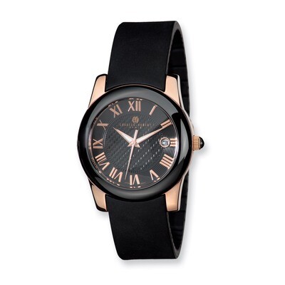 Charles Hubert Rose IP-plated Stainless Steel/Ceramic Black Dial Watch XWA4264, MPN: XWA4264, 84887…