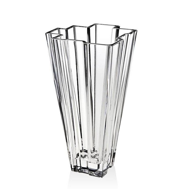 Ricci City Vase 10" 24% Lead Crystal 48044