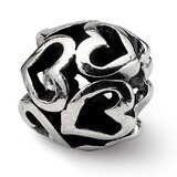 Heart Bead - Sterling Silver QRS1177, MPN: QRS1177, 883957740799