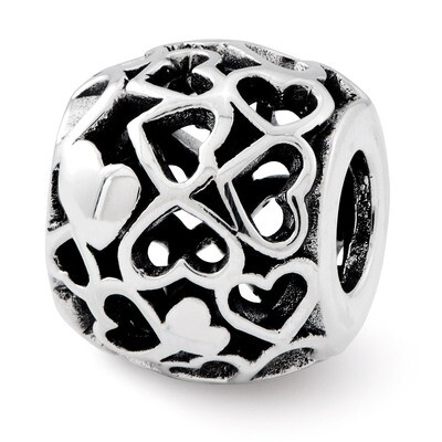 Hearts Bali Bead - Sterling Silver QRS2428, MPN: QRS2428, 886774991351