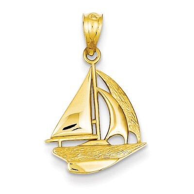 Sailboat Pendant 14k Gold C4172, MPN: C4172, 886774079172