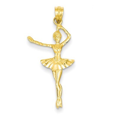 Ballerina Pendant 14k Gold C3127, MPN: C3127, 191101095115