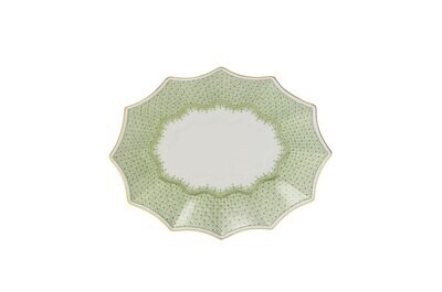 Mottahedeh Apple Lace Med Fluted Tray S1377, MPN: S1377,