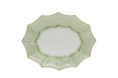 Mottahedeh Apple Lace Large Fluted Tray S1378, MPN: S1378,