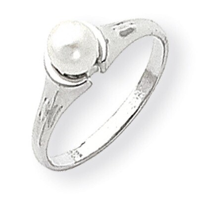 5mm Cultured Pearl Ring 14k White Gold Y1856PL, MPN: Y1856PL, 886774134727