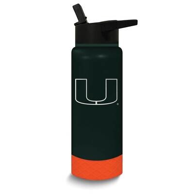 Collegiate Univeristy of Miami Stainless JR Water Bottle GM26111-UMF, MPN: GM26111-UMF, 195568081278