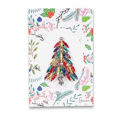 Marquise Crystal Tree Pin GM23652, MPN: GM23652, 89945707908