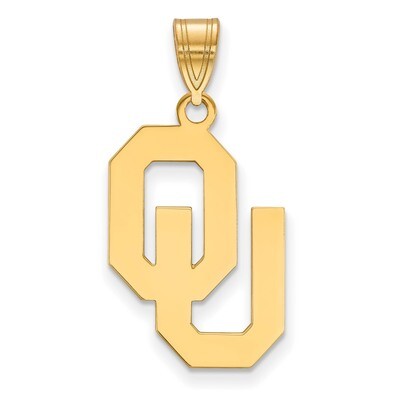 University of Oklahoma Large Pendant 14k Yellow Gold 4Y004UOK, MPN: 4Y004UOK, 886774863443