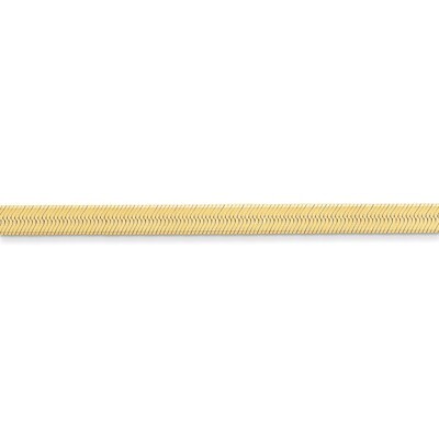 5.5mm Silky Herringbone Chain 16 Inch 14k Gold SLK055-16, MPN: SLK055-16, 886774407357