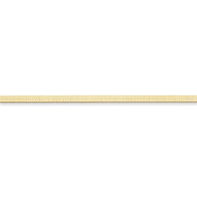 3.0mm Silky Herringbone Chain 20 Inch 14k Gold SLK025-20, MPN: SLK025-20, 886774407173