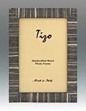 Tizo Gray Striped Wood Picture Frame 8 x 10 Inch, MPN: 285GRY-80,